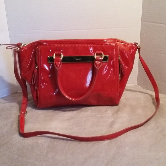 Nine West Handbags - 💥$18💥 Nine West Red Shoulder Bag Hand Bag Purse